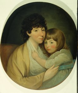 Anna Maria White (Mrs Charles Trench) e bambino