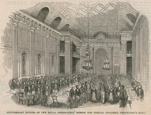 Cena anniversario della Royal Freemasons School per bambine alla Freemasons Hall