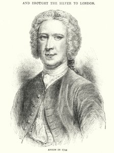 Anson nel 1744 da English School