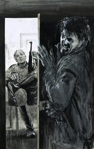 Anthony Deane-Drummond, un paracadutista in tempo di guerra, tenta di fuggire dalla casa in cui era prigioniero