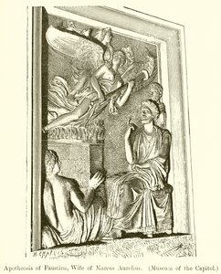 Apoteosi di Faustina, moglie di Marco Aurelio (Museo Capitolino) da English School
