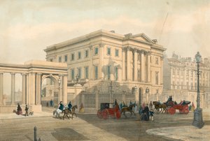 Apsley House e ingresso a Hyde Park Corner, Piccadilly, Londra da English School