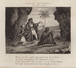 Ladri arabi, Esdra VIII, versetto 31 da English School