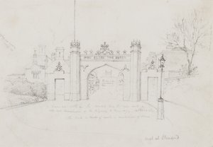 Arco a Stamford, eretto per accogliere la regina Vittoria e il principe Alberto in viaggio verso Burghley House