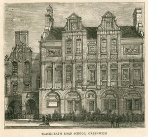 Architettura della London School Board: Blackheath Road School, Greenwich, Londra da English School
