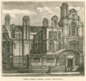 Architettura della London School Board: High Street School, Stoke Newington, Londra da English School
