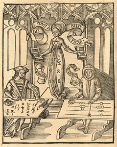 Arithmetica dalla Margarita Philosophica di Gregor Reisch da English School