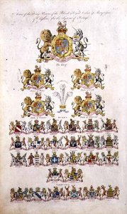Stemma del Re, Principi del Sangue Reale, Duchi e Marchesi d