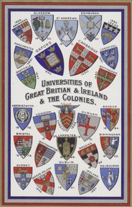 Stemma delle Università della Gran Bretagna, Irlanda e delle Colonie da English School