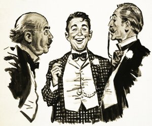 Arnold Bennett: una scena da The Card da English School