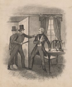 Arresto di Frederick George Manning (incisione) da English School