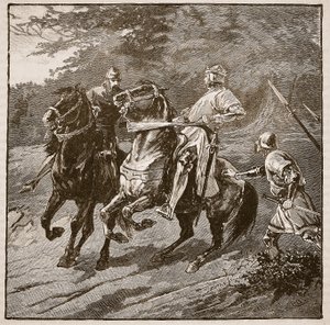 Arresto del re Riccardo, illustrazione da Cassells Illustrated History of England da English School