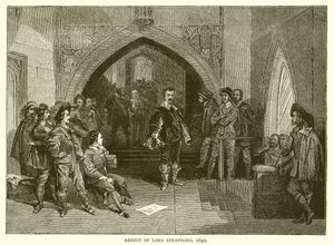 Arresto di Lord Strafford, 1640 da English School