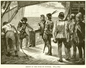 Arresto del duca di Suffolk da English School