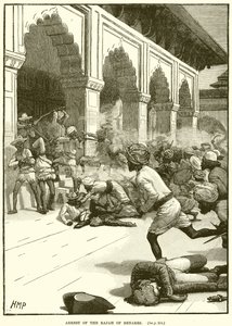 Arresto del Rajah di Benares