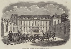 Arrivo del Bey di Tunisi, al Palais d