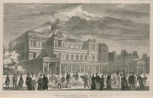 Impressione artistica del nuovo Teatro dell