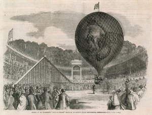 Ascesa del pallone Erin-go-nragh di Mr Hampton, al Battys Royal Hippodrome, Kensington da English School