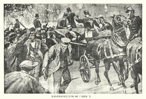 Assassinio di Carnot (incisione) da English School