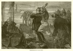 Assassinio di Lord Mayo (1872) da English School