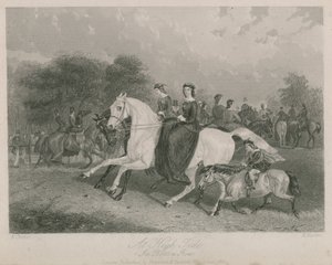 Alta marea a Rotten Row, Hyde Park, Londra da English School