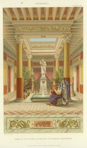 Atrio o cortile di una casa a Pompei