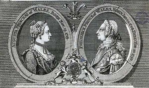 Augusta, Principessa del Galles e Federico Luigi, Principe del Galles, memoriale dal Gentleman