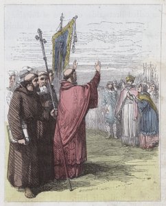 Agostino predica davanti a Ethelbert