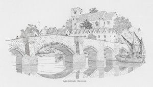 Ponte di Aylesford (litografia)