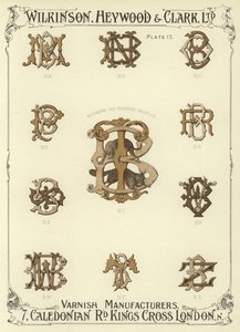BM, BN, BO, BP, Monogramma per veicoli sportivi, BT, BR, BS, BV, BW, BY, BZ da English School
