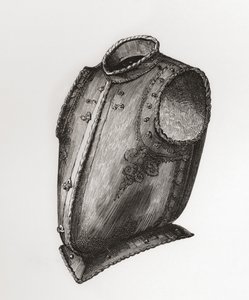 Pettorale e schienale, apertura frontale, noto come Pettorale a Gilet, c.1580, da L