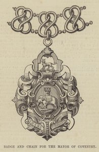 Distintivo e Catena per il Sindaco di Coventry