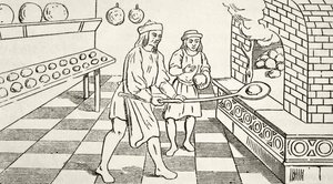 Cottura del pane nel XV secolo, da 