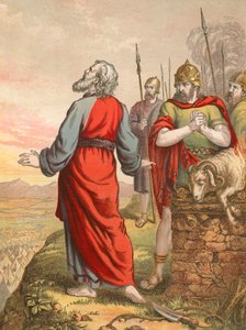 Balaam che benedice il popolo da English School