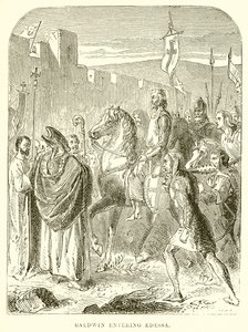 Baldovino che entra a Edessa (incisione)