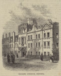 Balliol College, Oxford (incisione) da English School