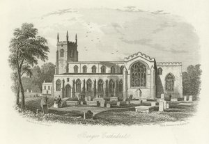 Cattedrale di Bangor, Galles del Nord da English School