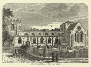 Cattedrale di Bangor, vista sud (1886) da English School