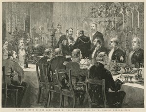 Banchetto offerto dal Sindaco alla Mansion House da English School