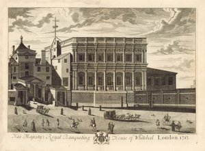 Casa delle Banchetti, Whitehall, 1713 da English School