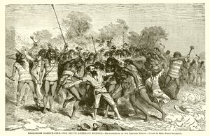 Barbarie illustrata--Il modo sudamericano.--Sterminio della missione Crevaux da English School