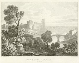 Castello di Barnard, Durham da English School
