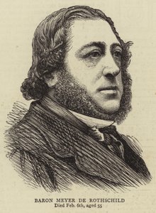 Barone Meyer de Rothschild (incisione) da English School