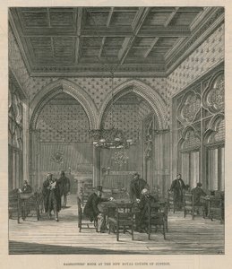 Sala degli Avvocati nelle nuove Corti Reali di Giustizia da English School