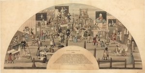 Fiera di Bartholomew, 1721 da English School