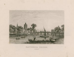 Ponte di Battersea, Surrey da English School