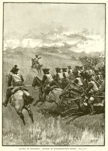 Battaglia di Blenheim: Carica della cavalleria di Marlborough da English School