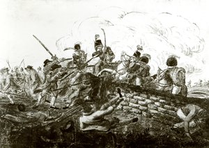Battaglia di Bonnybridge, 1820 da English School
