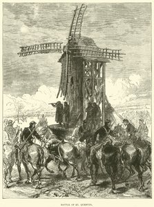 Battaglia di St Quentin, gennaio 1871 da English School