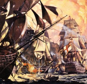 Battaglia di Trafalgar da English School
